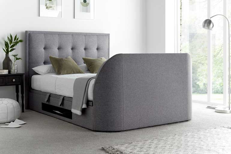TV Bed in a modern bedroom
