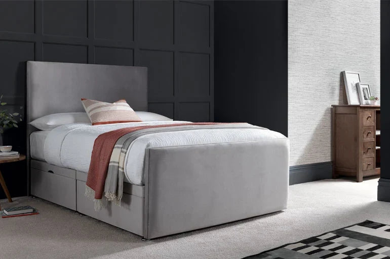 Minimalist Upholstered Ottoman Bed