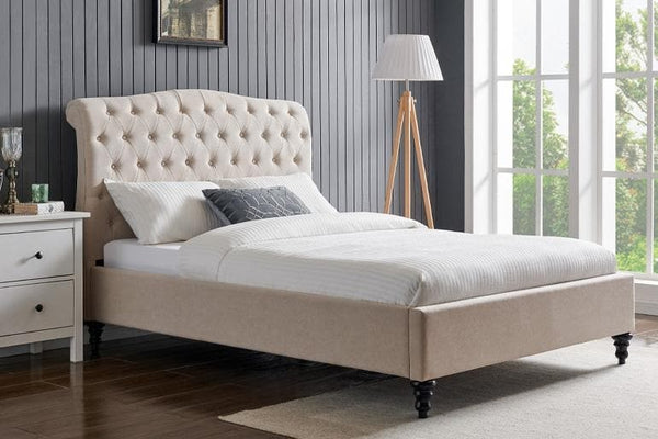 Cream ottoman bed frame hotsell