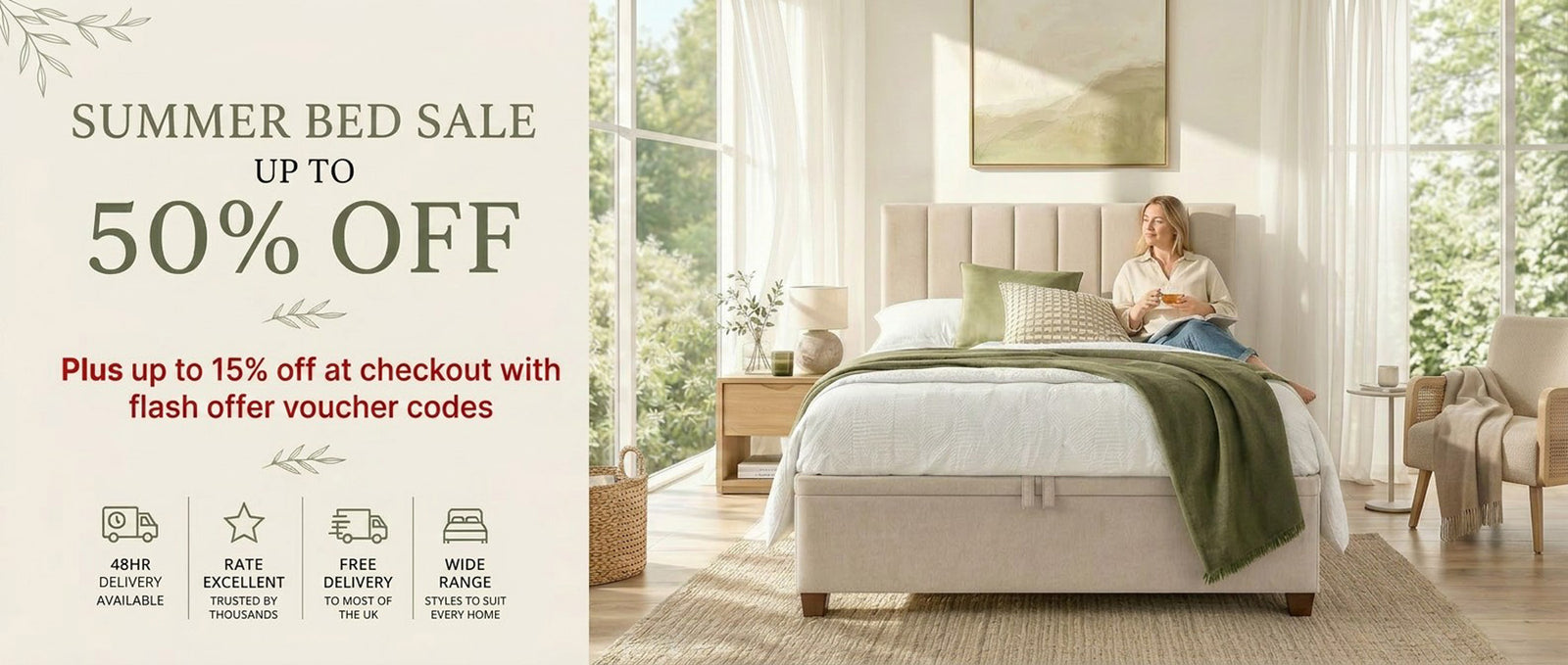 Beds | Mattresses | Ottoman Beds | Divan Beds | Guest Beds | Double & King Size Beds | Hull