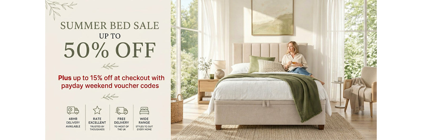 Beds | Mattresses | Ottoman Beds | Divan Beds | Guest Beds | Double & King Size Beds | Hull