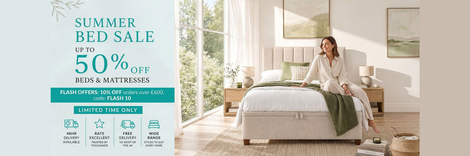 Beds | Mattresses | Ottoman Beds | Divan Beds | Guest Beds | Double & King Size Beds | Hull