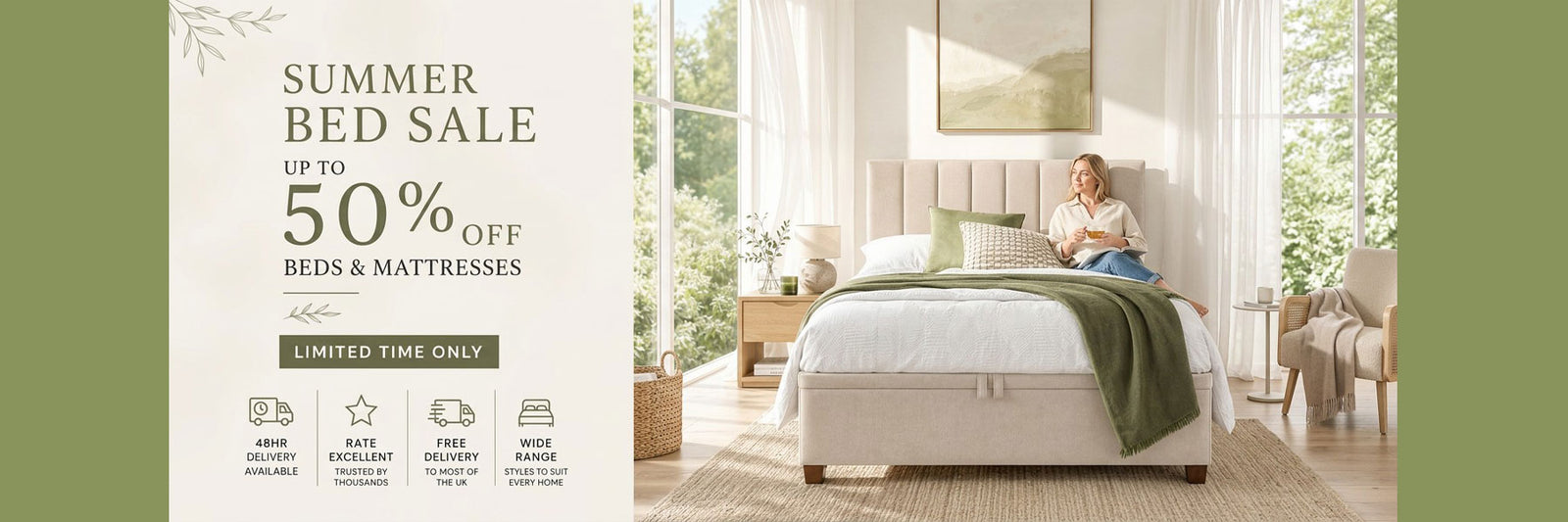 Beds | Mattresses | Ottoman Beds | Divan Beds | Guest Beds | Double & King Size Beds | Hull