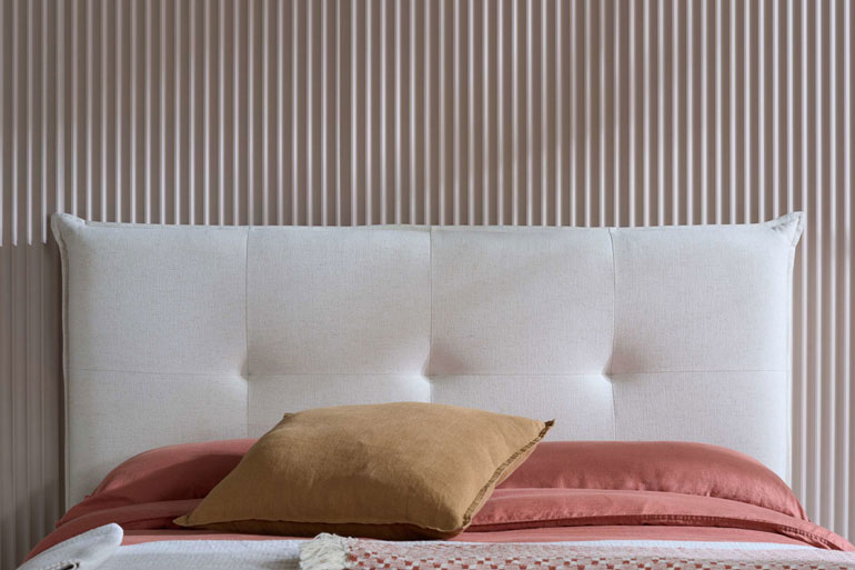 Close-up of Birlea Haven Ottoman Bed Headboard