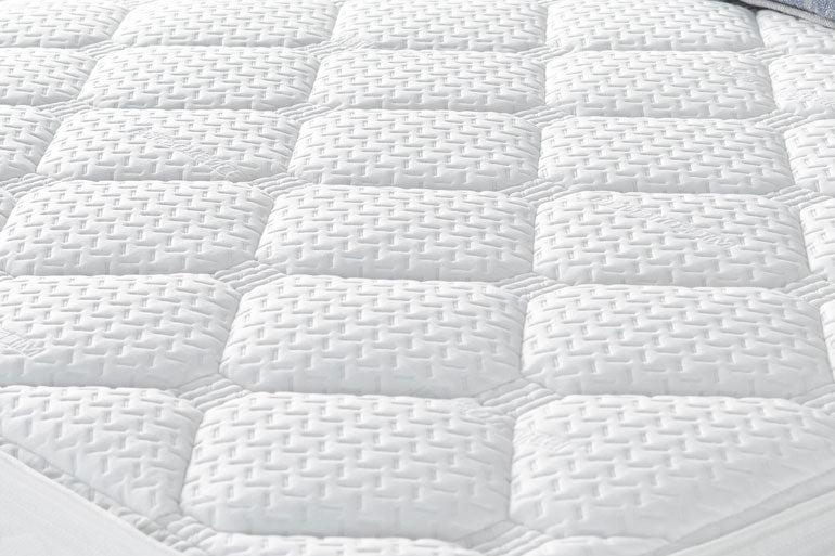 Close-up of Geneva Mattress quilted cover