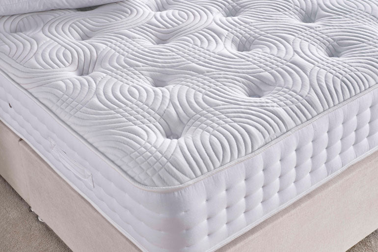 Corner view of Giltedge Symphony 1000 Mattress on divan base
