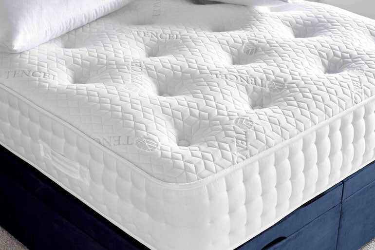 Giltedge Tuscany 1000 Mattress on blue divan base
