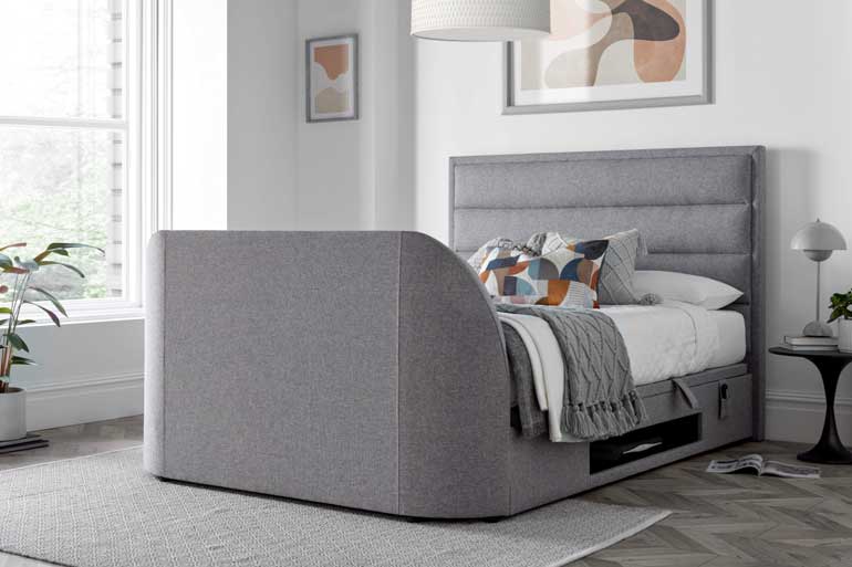 Kaydian Kirkby | Kirkley TV Ottoman Bed in bedroom setting.