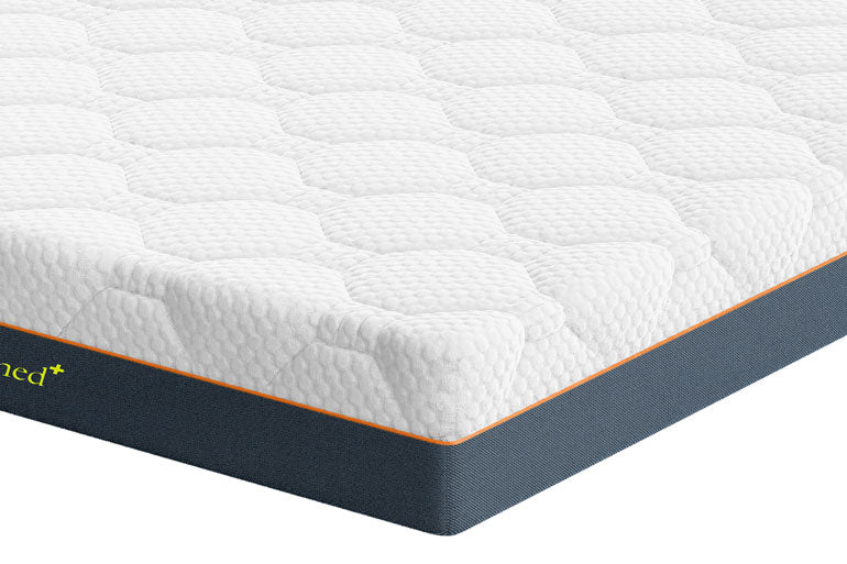 Close-up of a Komfi Med Ortho Mattress on a white background