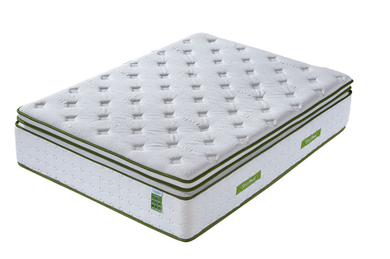 Full view of Sleepsoul Space Orthpaedic 4000 Mattress on white background