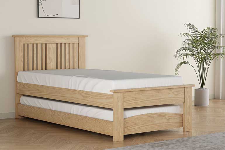 Flintshire Hendre Wooden Guest Bed