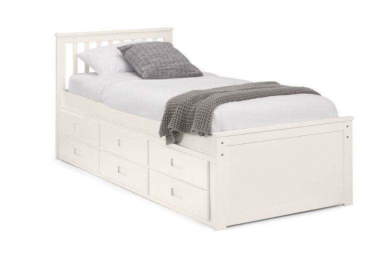 Maisie Wooden Guest Bed in Off-White