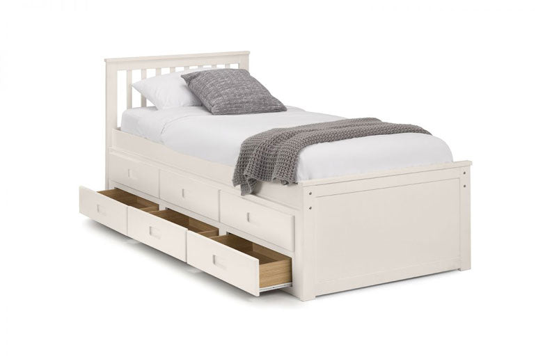 Maisie Wooden Guest Bed in Off-White