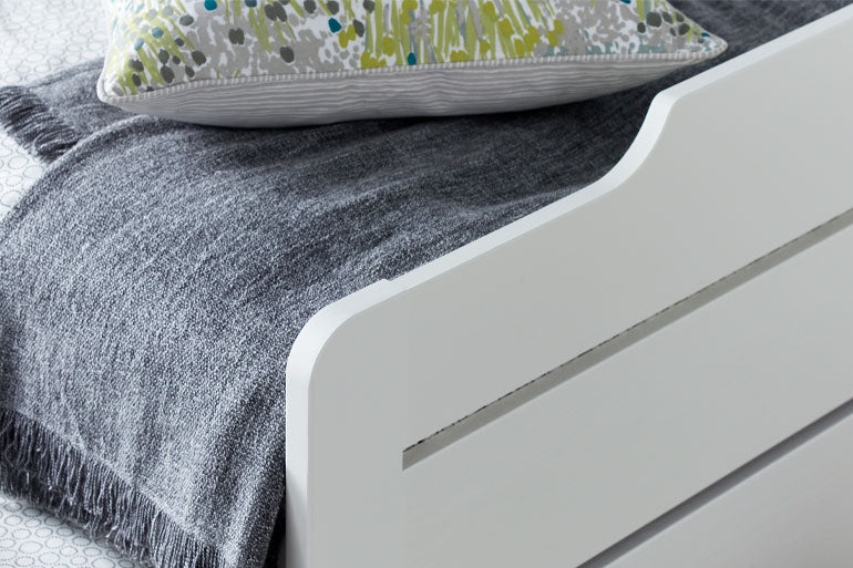 White Wooden Day Bed