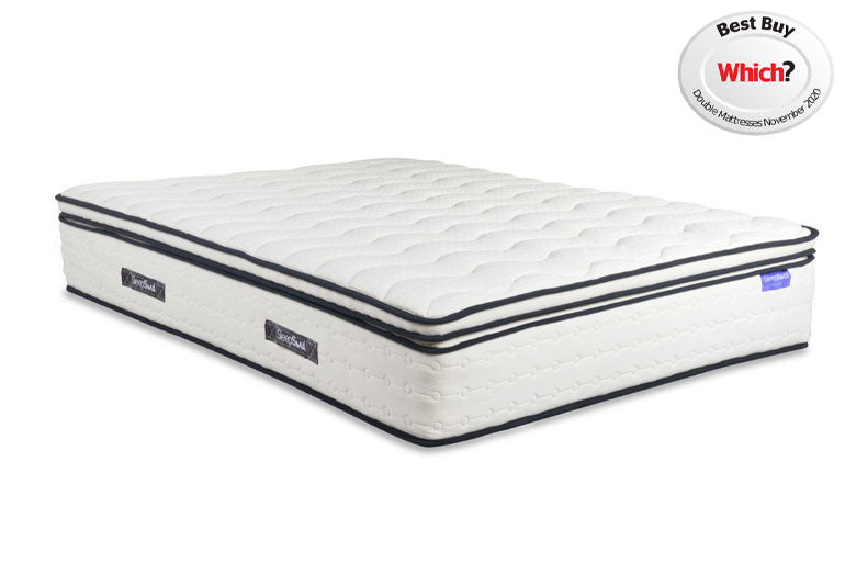 SleepSoul Space 2000 Pillow Top Mattress on white background