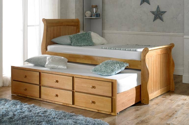 Swift Captain Sleigh Guest Bed - Beds on Legs Ltd