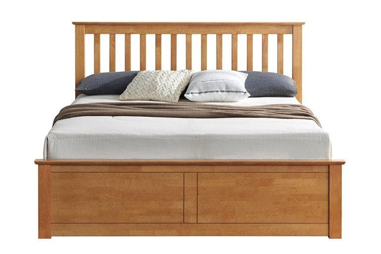 Love Sleep Wooden Ottoman Bed in Oak - Beds on Legs Ltd