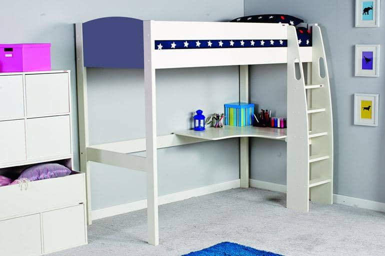 Stompa UNOS High Sleeper Frame with Desk UNOSHD - Beds on Legs Ltd