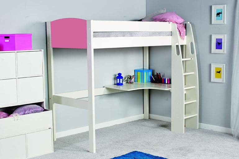 Stompa UNOS High Sleeper Frame with Desk UNOSHD - Beds on Legs Ltd