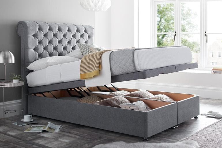 Help! Why Won't My Ottoman Bed Stay Down? - Beds on Legs