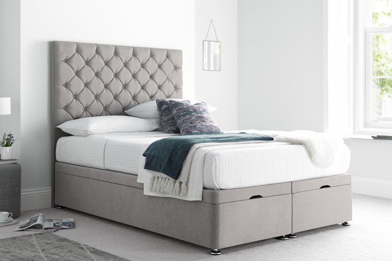 4ft Small Double Ottoman Beds