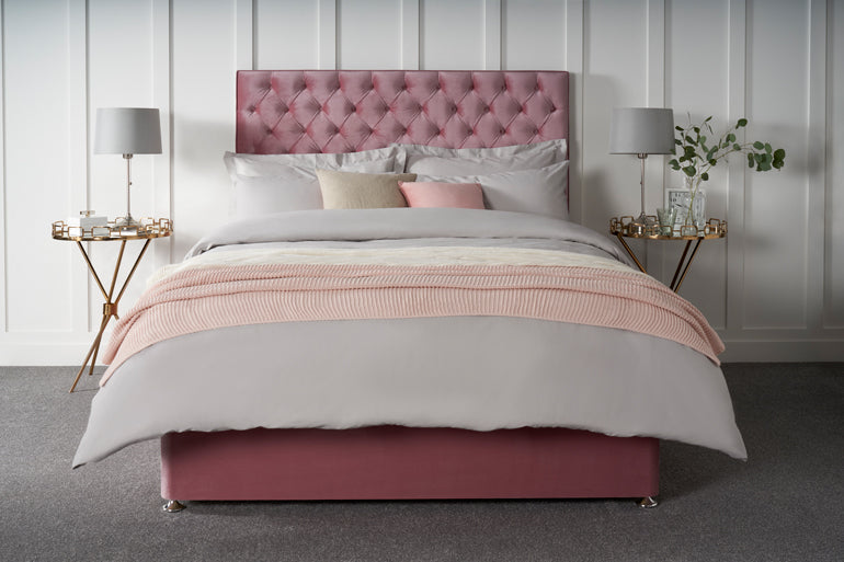 pink ottoman beds