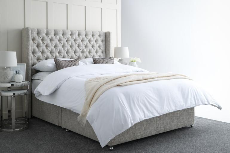 Cream Fabric Beds