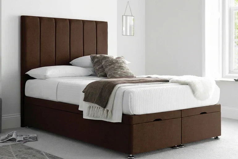 Transform Your Bedroom with a Cosy Brown Fabric Bed