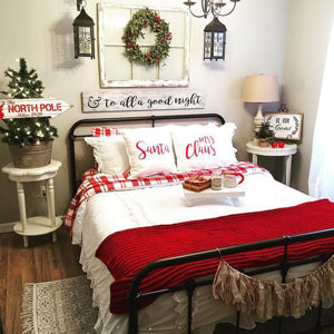 Christmas Bedroom Decorating