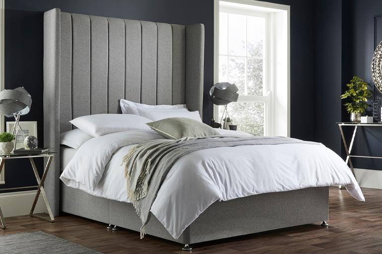 Grey Storage Bed