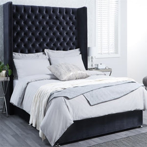 luxury fabric bed