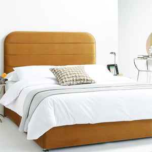 Ochre Fabric Bed