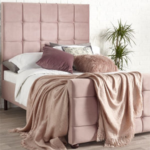 Blush Pink Fabric Beds