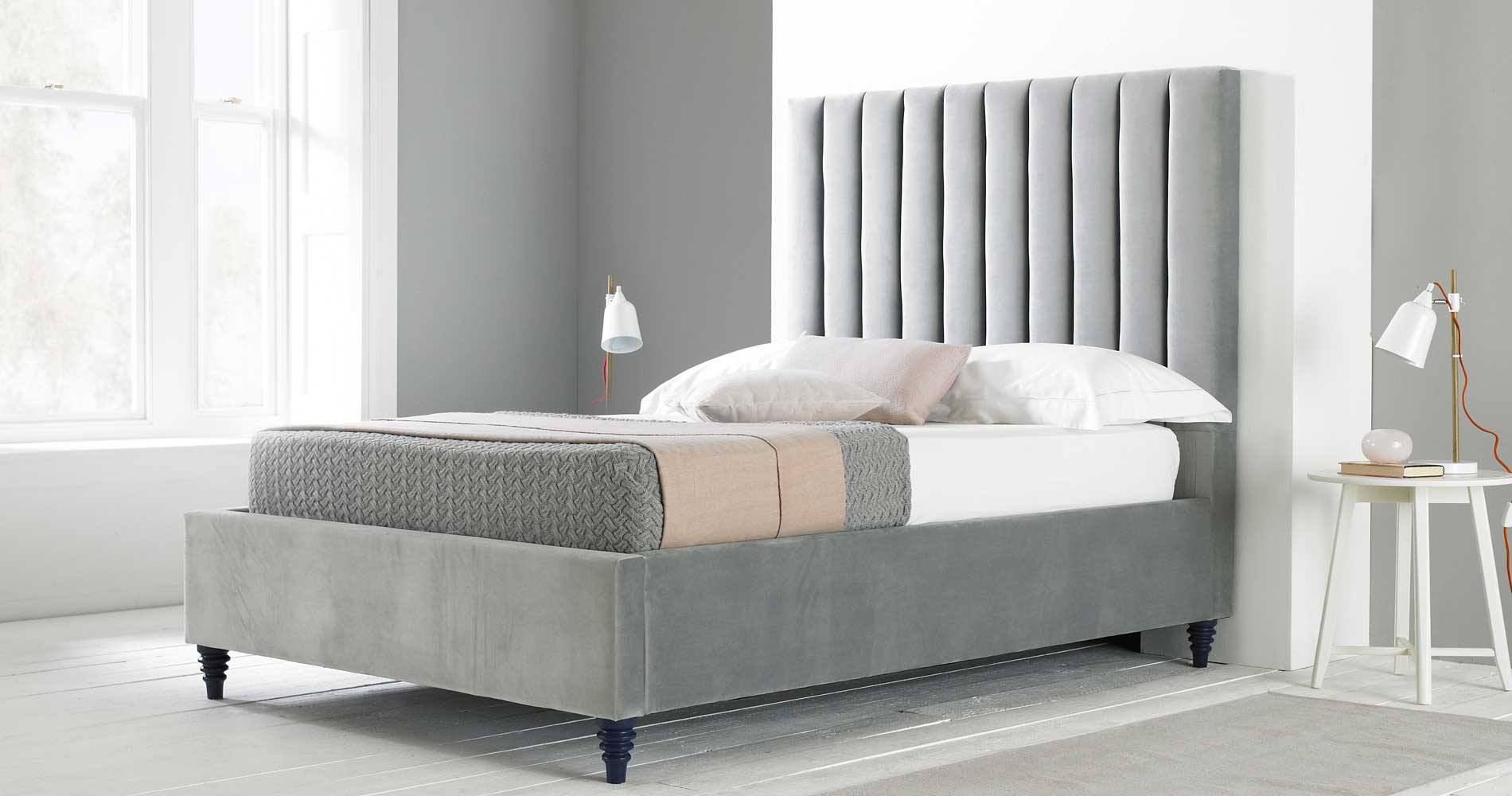 Grey Ottoman Beds