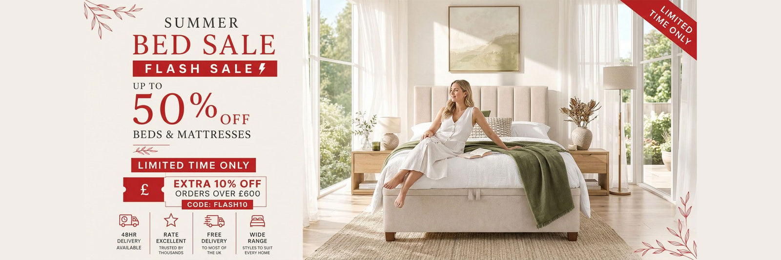 Beds | Mattresses | Ottoman Beds | Divan Beds | Guest Beds | Double & King Size Beds | Hull