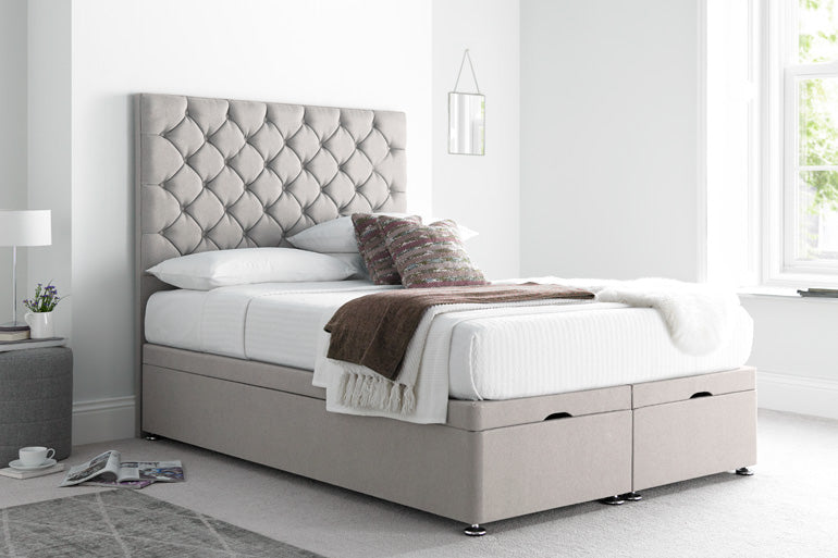 Divan | Ottoman Bed with Button Headboard