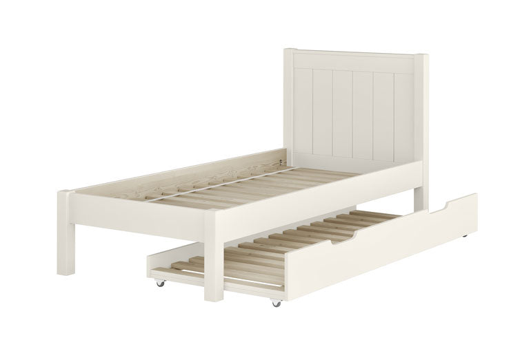 Stompa Classic Low End Bed with Trundle Guest Bed
