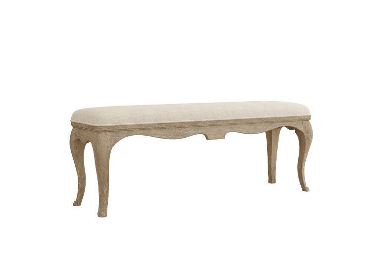 Camille Bench on white background