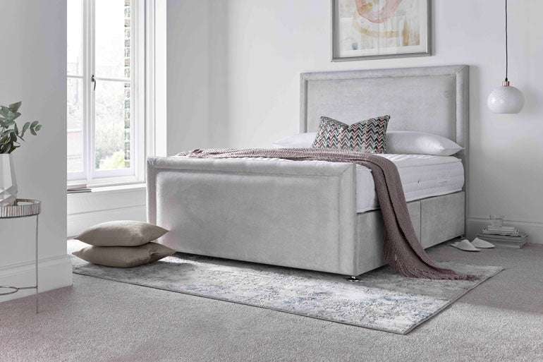 Charlie HFE Divan Bed with Storage: Drawers | Ottoman - Beds on Legs