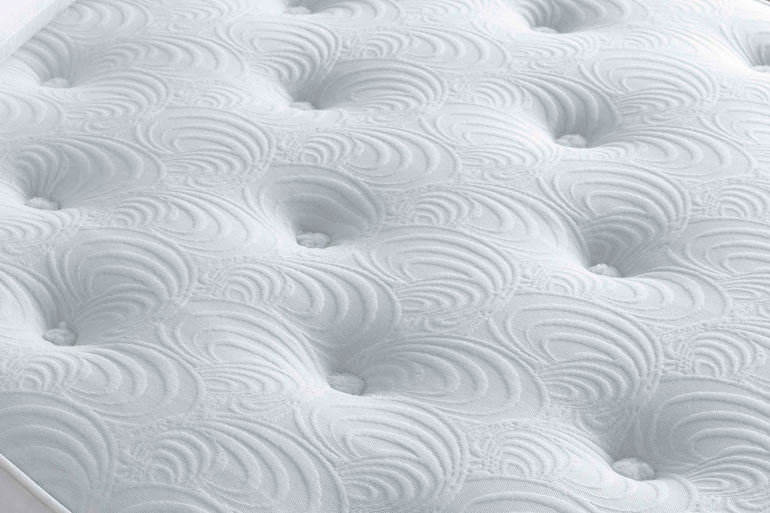 Close-up of Bronze mattress cover