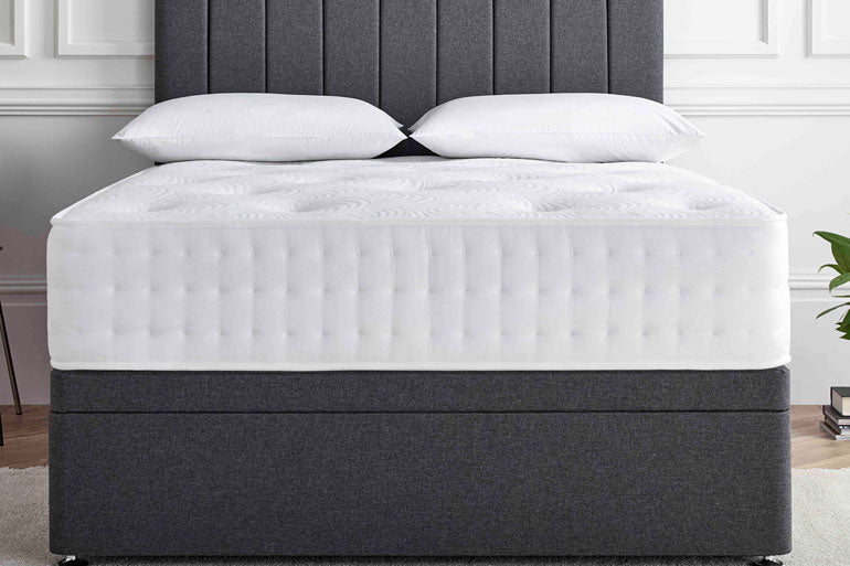 Bronze 1500 Mattress in grey divan base