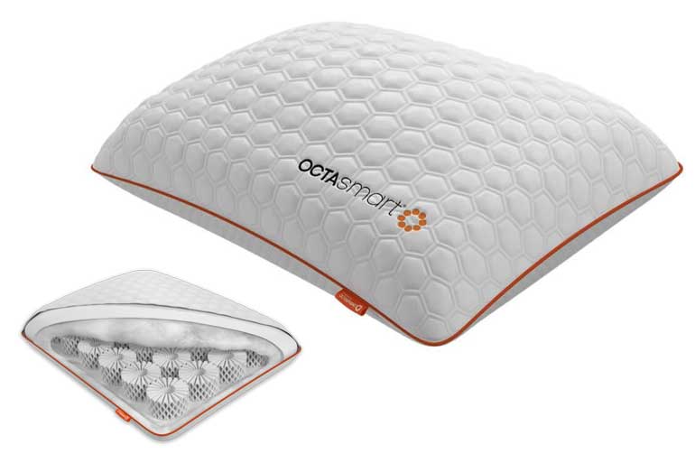 Octasmart pillow on white background