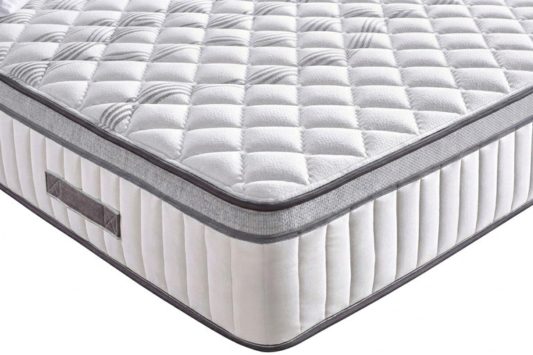 Close-up of Giltedge Pocket Gel 2000 Mattress on white background