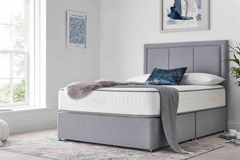 Giltedge Memory Drift 1500 Mattress on divan bed in bedroom setting
