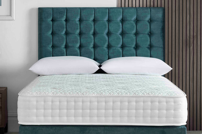 Giltedge Sicily 1500 Mattress on divan bed with headboard