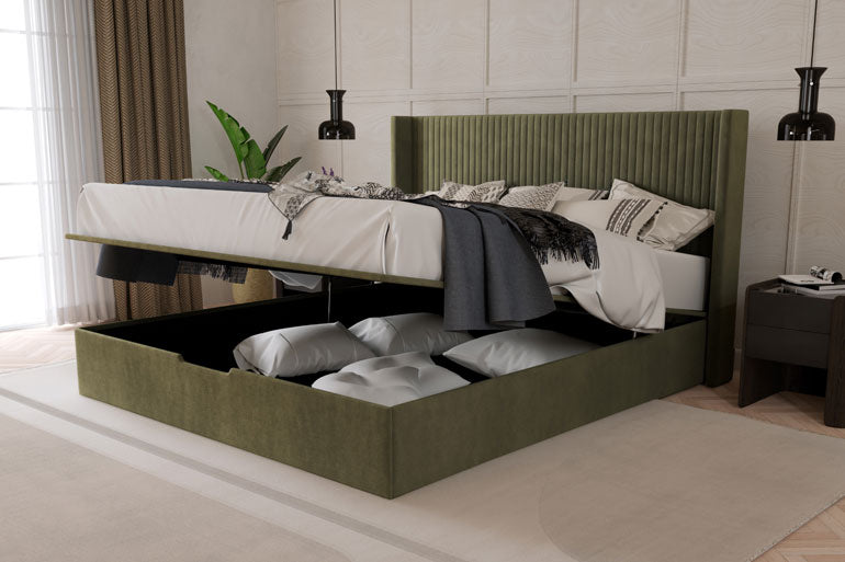 Kaydian Hartley WInged Ottoman Bed