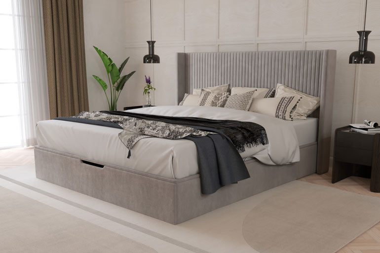 Kaydian Hartley WInged Ottoman Bed