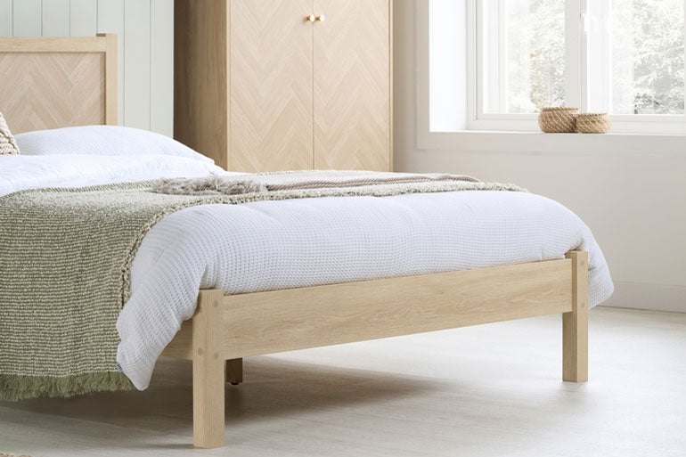 Birlea Herringford Bed in Oak - Footboard