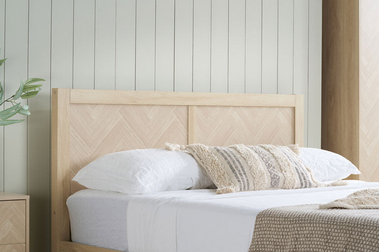 Birlea Herringford Ottoman Bed in Oak - Headboard
