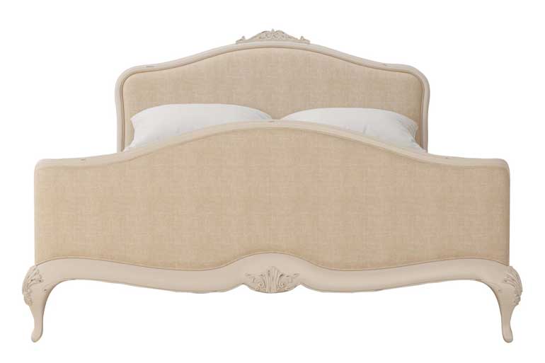 Willis and Gambier Ivory Upholstered High End Bed